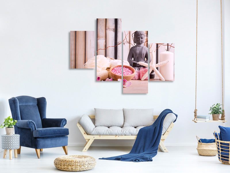 modern-4-piece-canvas-print-spa-buddha