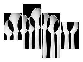 modern-4-piece-canvas-print-spoons-abstract-forest