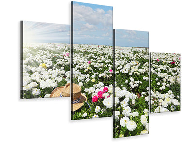 modern-4-piece-canvas-print-spring-flower-meadow
