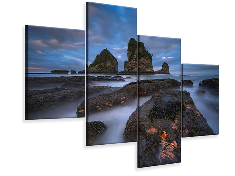 modern-4-piece-canvas-print-starfish