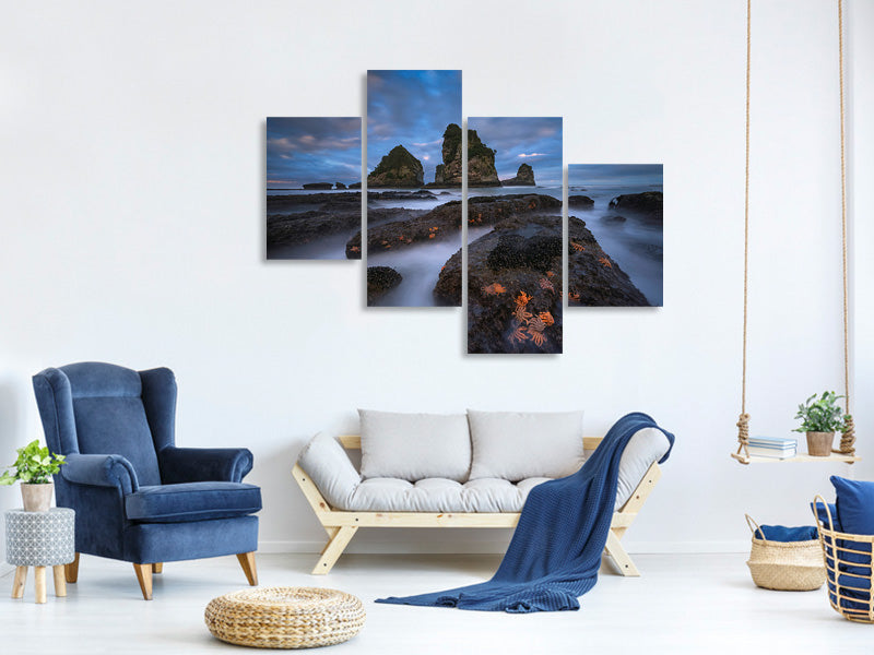 modern-4-piece-canvas-print-starfish