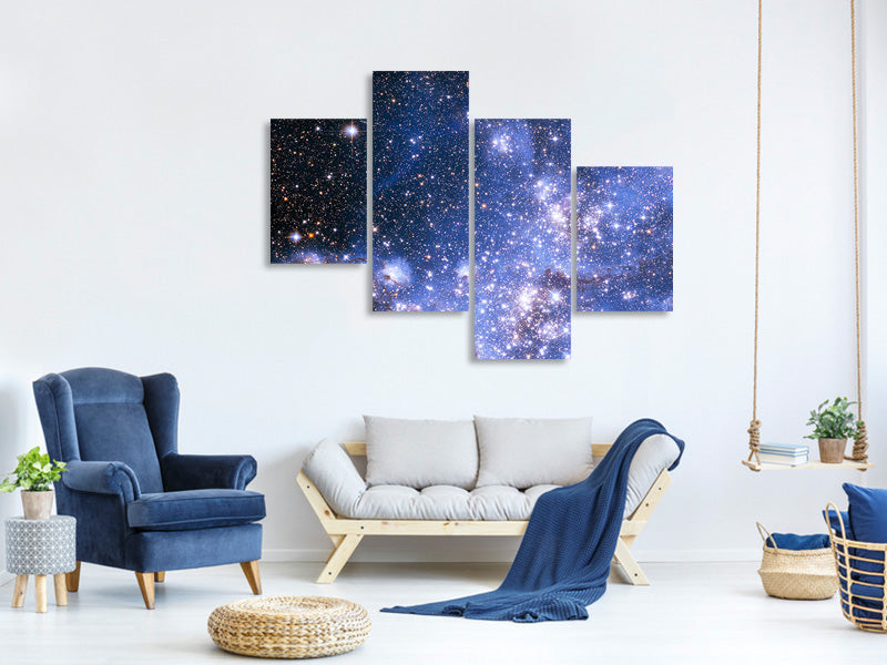 modern-4-piece-canvas-print-starry-sky