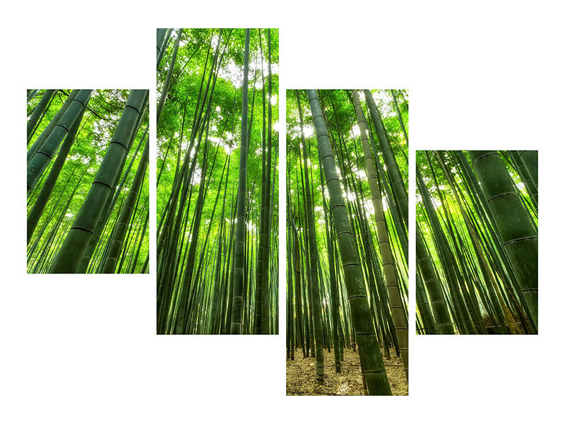 modern-4-piece-canvas-print-the-bamboo-forest