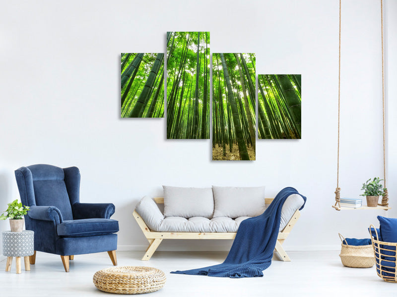 modern-4-piece-canvas-print-the-bamboo-forest