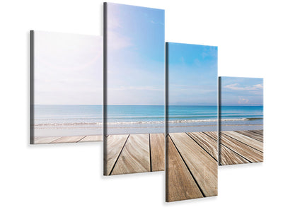 modern-4-piece-canvas-print-the-beautiful-beach-house