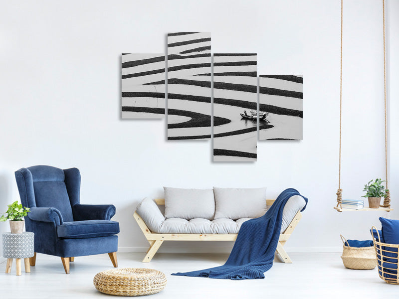 modern-4-piece-canvas-print-the-beauty-of-simple-life