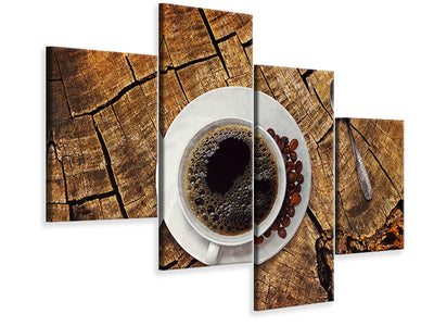 modern-4-piece-canvas-print-the-coffee-is-ready