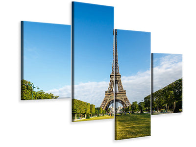 modern-4-piece-canvas-print-the-eiffel-tower-in-paris
