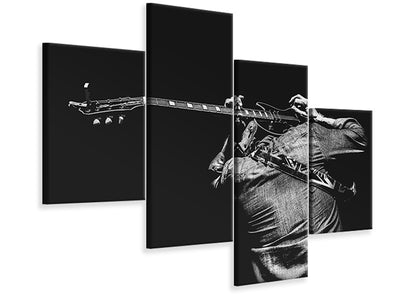 modern-4-piece-canvas-print-the-guitar-game
