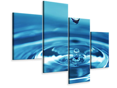 modern-4-piece-canvas-print-the-water-drops