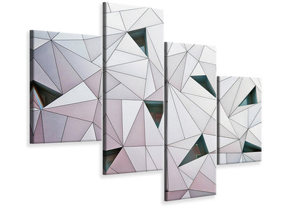 modern-4-piece-canvas-print-triangulation-i