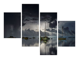 modern-4-piece-canvas-print-tropical-storm-ii