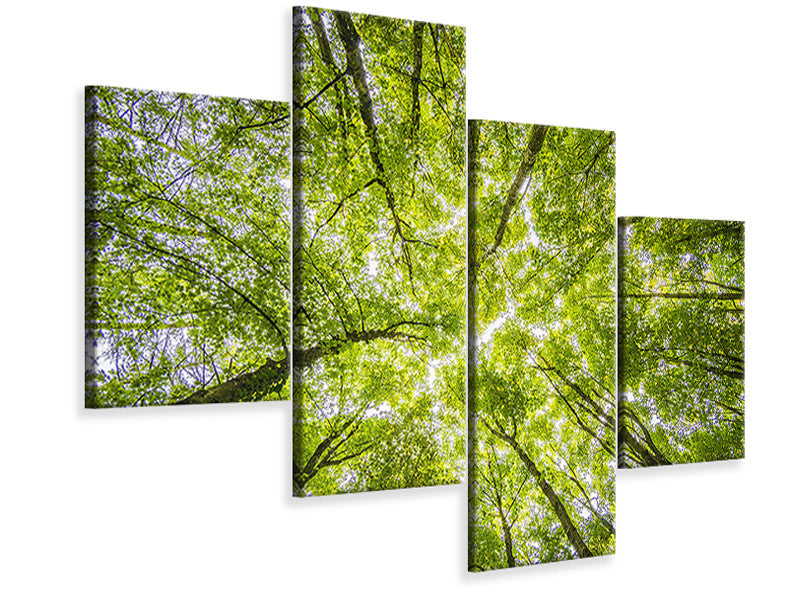 modern-4-piece-canvas-print-under-the-treetops