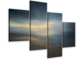 modern-4-piece-canvas-print-walk-along-the-edge-of-nowhere