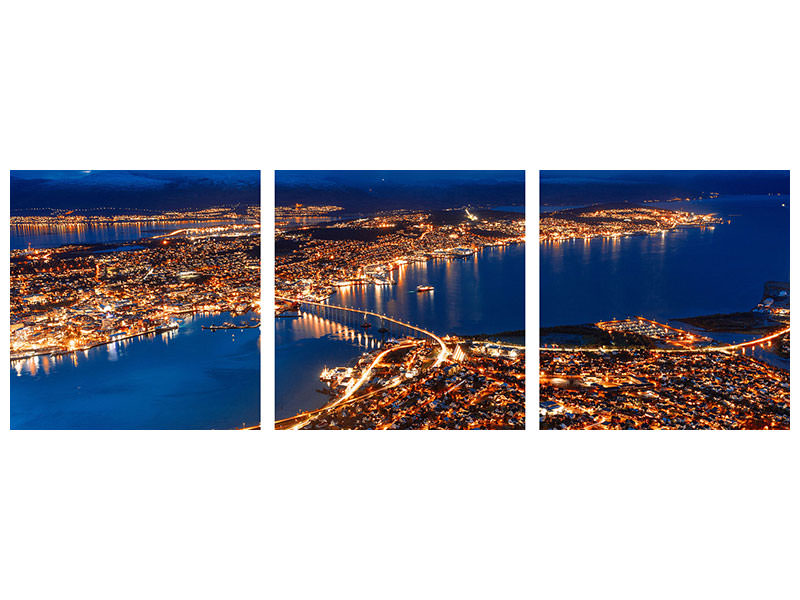 panoramic-3-piece-canvas-print-arctic-twilight