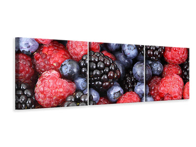 panoramic-3-piece-canvas-print-fruity-berries