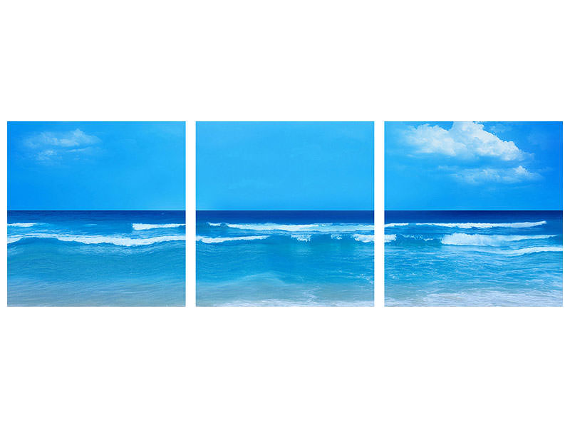 panoramic-3-piece-canvas-print-gentle-beach-waves
