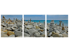 panoramic-3-piece-canvas-print-many-stacks-of-stones