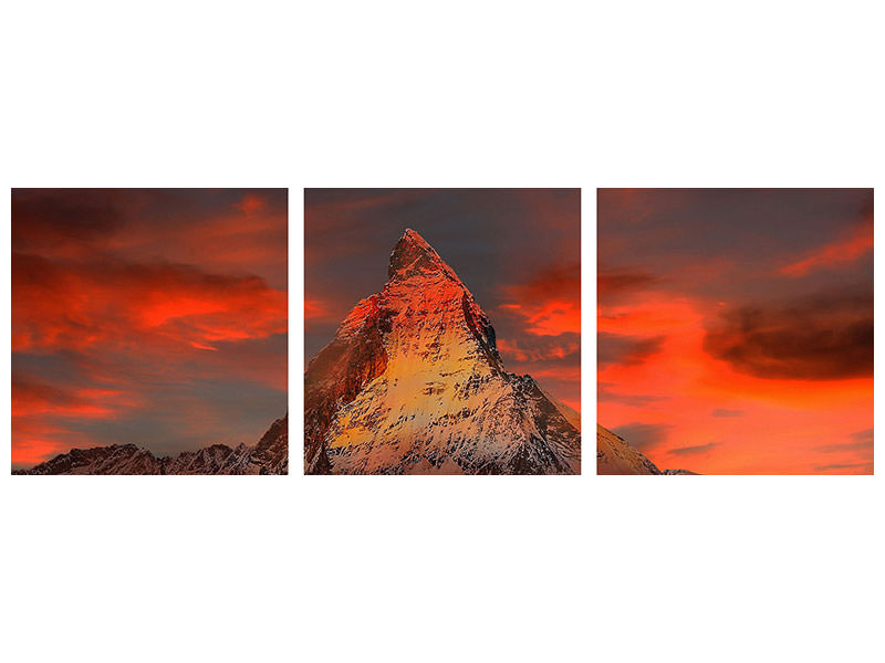 panoramic-3-piece-canvas-print-mountains-of-switzerland-at-sunset