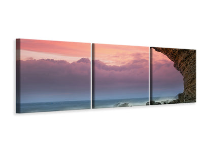 panoramic-3-piece-canvas-print-natural-beauty-sea