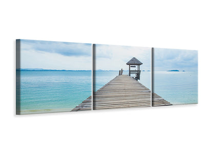 panoramic-3-piece-canvas-print-ocean-footbridge