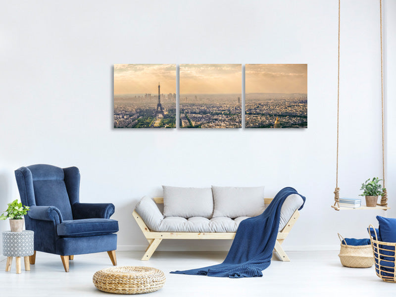 panoramic-3-piece-canvas-print-paris-france