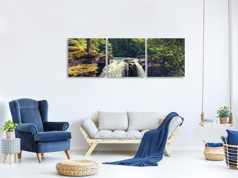 panoramic-3-piece-canvas-print-river-current