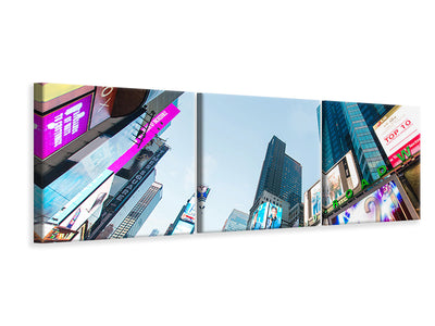 panoramic-3-piece-canvas-print-shopping-in-nyc-ii