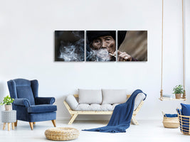 panoramic-3-piece-canvas-print-smoking-ii