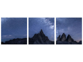 panoramic-3-piece-canvas-print-stars-in-the-dolomites
