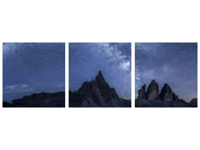 panoramic-3-piece-canvas-print-stars-in-the-dolomites