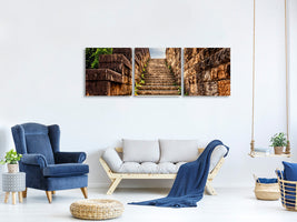 panoramic-3-piece-canvas-print-stone-stairs
