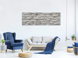 panoramic-3-piece-canvas-print-stone-wall-design