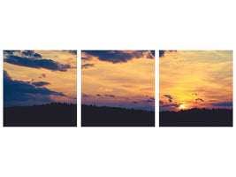 panoramic-3-piece-canvas-print-sunset-time-to-relax