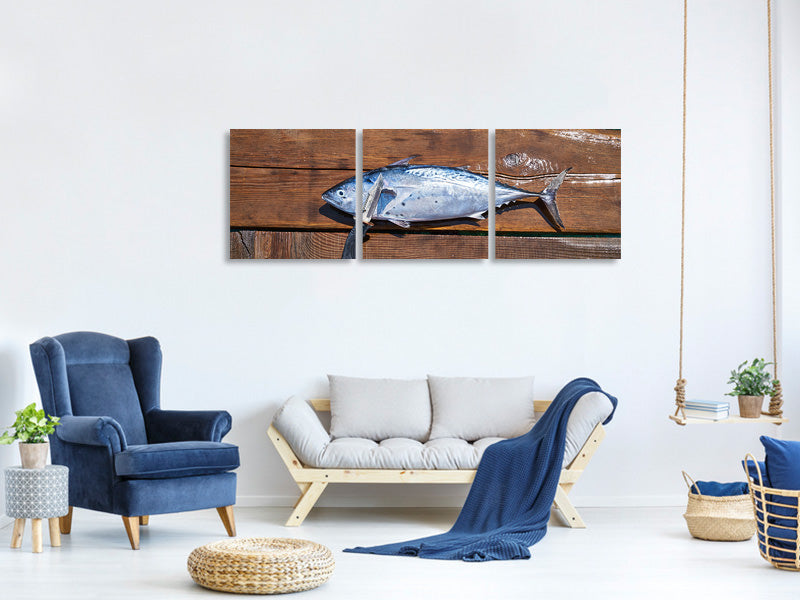 panoramic-3-piece-canvas-print-the-fresh-fish