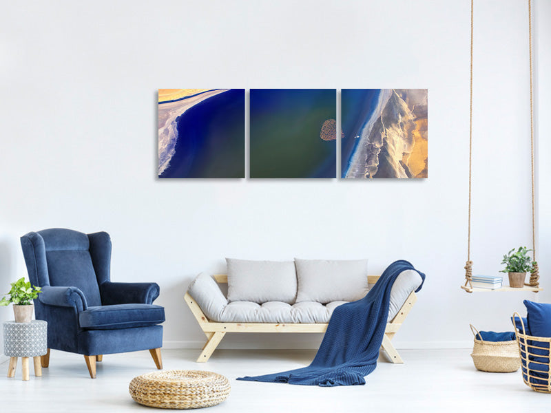 panoramic-3-piece-canvas-print-the-heart