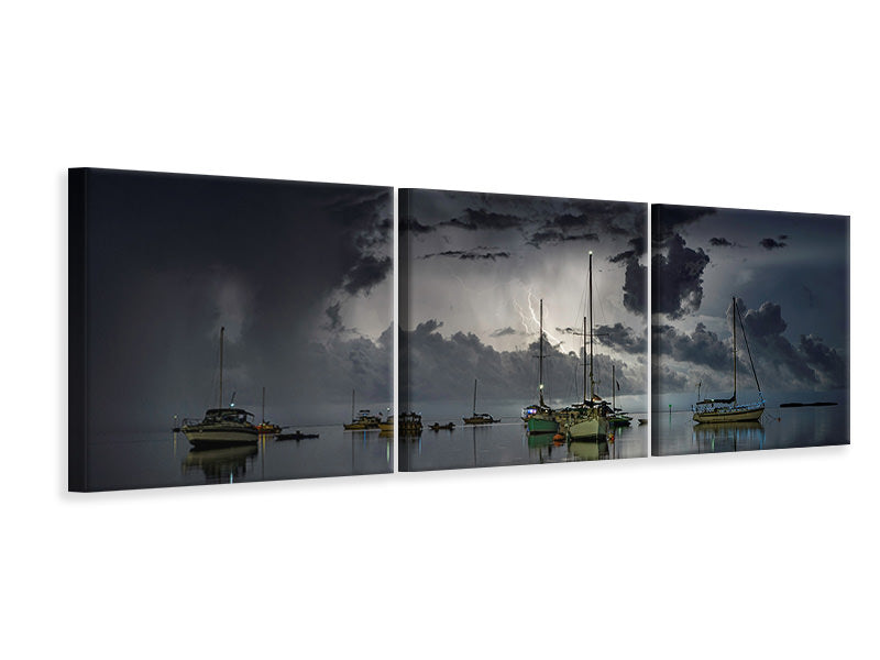 panoramic-3-piece-canvas-print-tropical-storm-ii