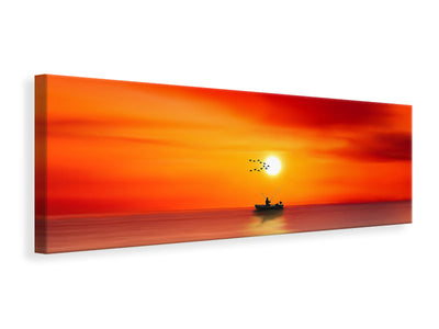 panoramic-canvas-print-a-fisherman-in-the-sunset