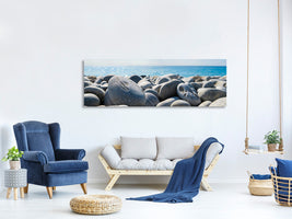 panoramic-canvas-print-beach-stones