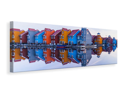 panoramic-canvas-print-colored-homes