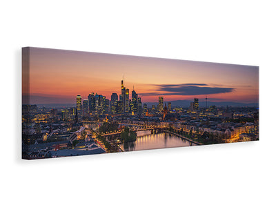 panoramic-canvas-print-frankfurt-skyline-at-sunset